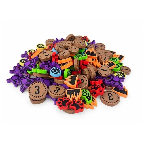tokens deluxe impresos en 3d para spirit island